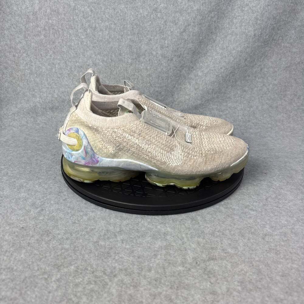 Nike Air VaporMax Flyknit 2020 Summit White Grey CJ6741-100 women's size 8.5